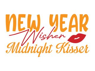 Happy New Year SVG Design 2023 and 2024