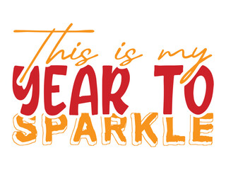 Happy New Year SVG Design 2023 and 2024