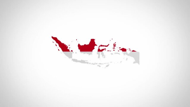 3D Disk with Indonesia Map Intro