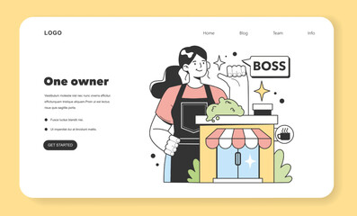 One owner as a positive aspects about starting and developing a new