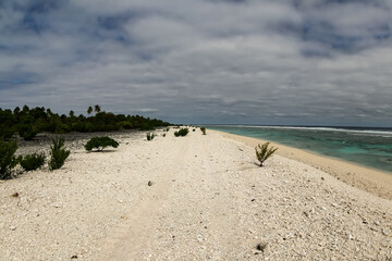 Maupiti Island, French Polynesia, Society Islands, the wild sister of Bora Bora. Aerial footage