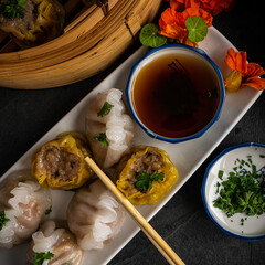 Chinese dumplings (dim sum)