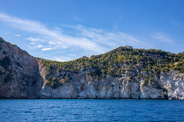 Obraz premium Coastline On Skopelos island, Greece
