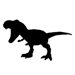 T-rex Silhouette Illustrations 