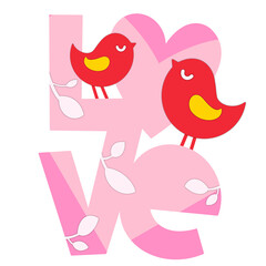 The Love Bird of Valentine Day