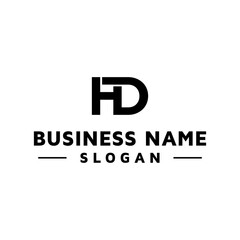 Fototapeta premium HD logo design typography initial name business