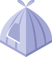Plastic cat house icon isometric vector. Pet toy. Bed shop