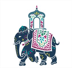 Elephant, festival , Jaipur, Royal Rajasthan, India, Asia	