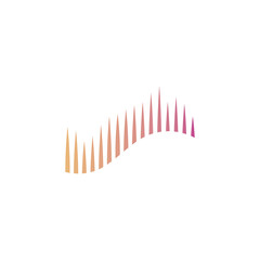 aurora logo design icon illustration vector template