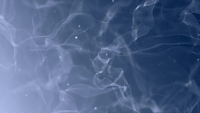 4k animated abstract background simulating cigarette smoke
