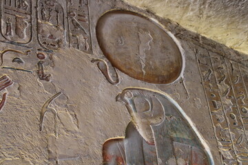 Inside a Tomb, Valley of the Kings, Luxor, Egypt 