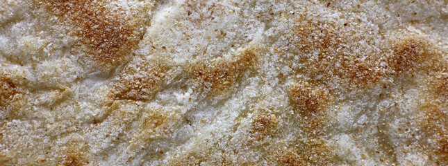 close-up food background with brown bread texture