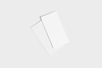 DL BIFOLD BROCHURE BLANK MOCKUP