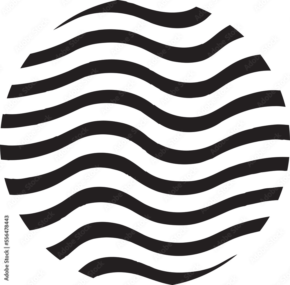 Poster circle design element. rounded halftone. png with transparent background.