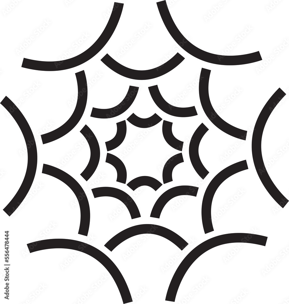 Poster circle design element. rounded halftone. png with transparent background.
