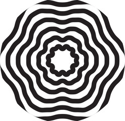 Fototapeta premium Circle design element. Rounded halftone. PNG with transparent background.