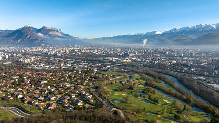 L'agglomeration de la capitale des Alpes