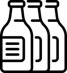 Drink club icon outline vector. Student education. Book person