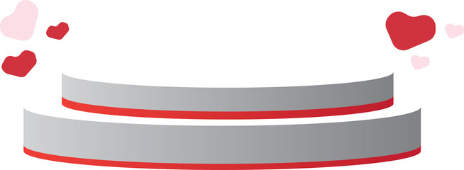 podium valentine day product show stage png