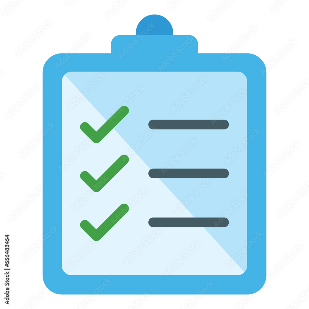 Sticker shopping list icon