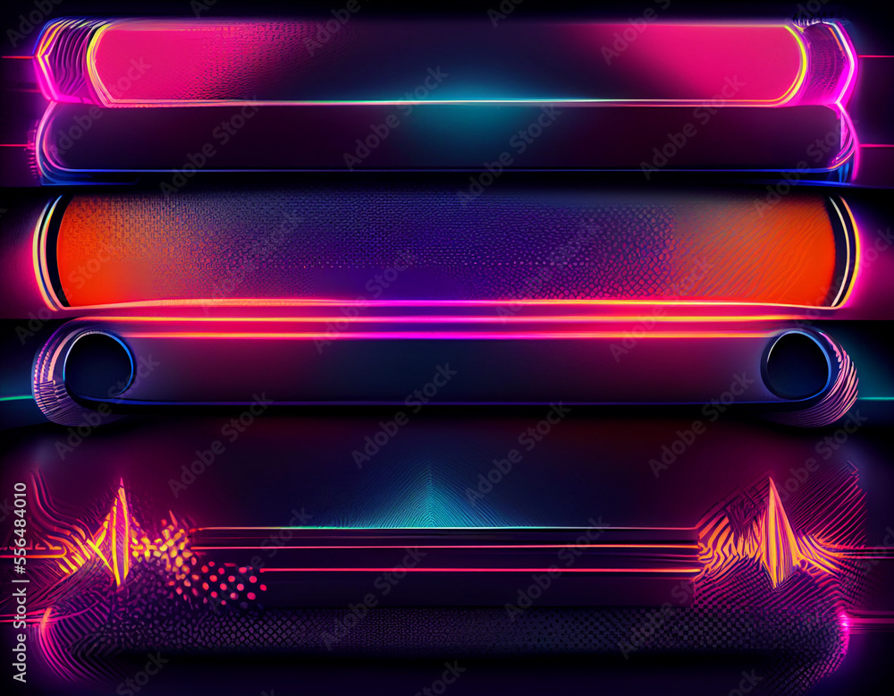 Poster beautiful audio cassette tape in neon light.minimalism retro style concept. 80s. background pattern 
