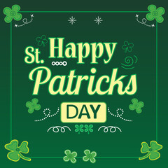 Saint Patricks Day Greeting Card Background