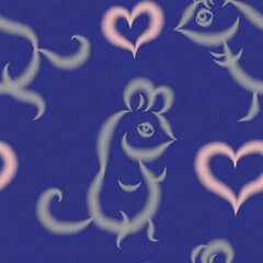 blue and white background