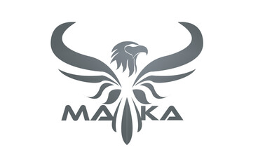 eagle tattoo design bird, feeders with a bird head