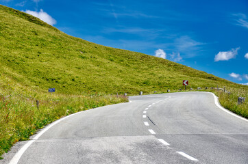 Großglockner, Hochalpenstraße, Straße, Kurve, kurvig, Glocknerstraße, Mölltal, Kärnten,...