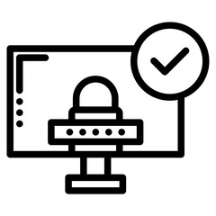 monitor lock line 