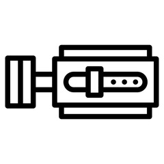 Fototapeta premium lock line 