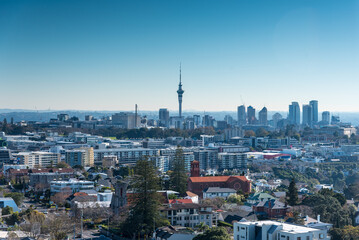 Fototapeta na wymiar Auckland skyline From Mount Hobson