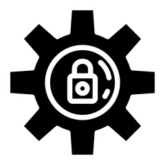 lock setting glyph 