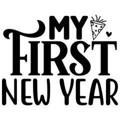 My First New Year vector file