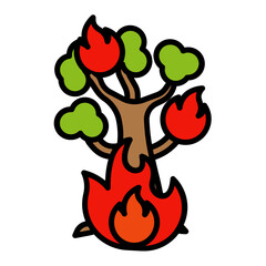 Tree on Fire