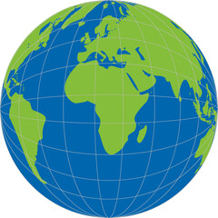 Globe Earth vector illustration World Globe Vector Art.