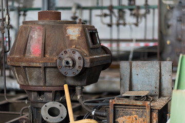 Details of an old abandoned factory