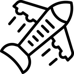 Travel plane icon outline vector. Job people. Island nature