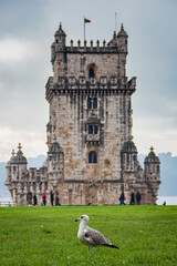 Vista parcial da Regi&atilde;o turistica de Bel&eacute;m, Lisboa, Portugal.