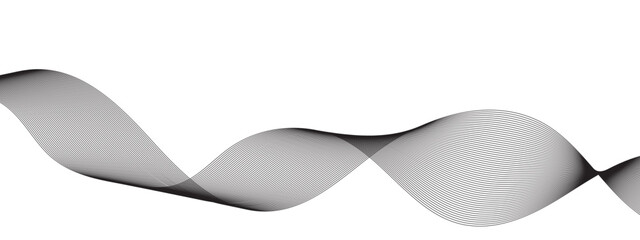 Abstract wavy gray blend liens technology abstract lines on white background. Digital frequency track equalizer. Vector illustration, Wavy stylized it make using blend tool.