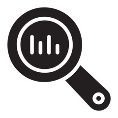magnifying glass glyph icon