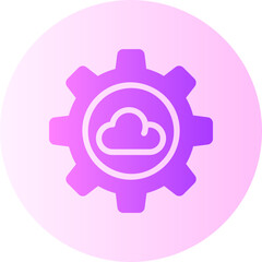 cogwheel gradient icon