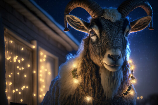 christmas goat
