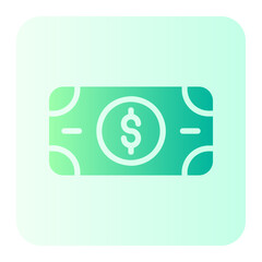 money gradient icon