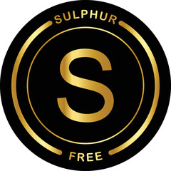 Sulphur free Special lineal color vector icon. Sulphur free icons for your business project.