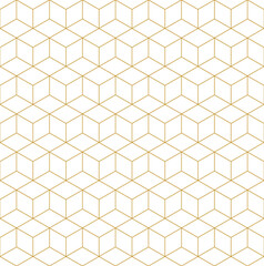 Vector seamless rhombus pattern. Abstract geometric background. Stylish fractal texture.