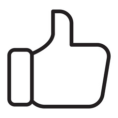 Obraz premium like line icon