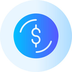 coin gradient icon