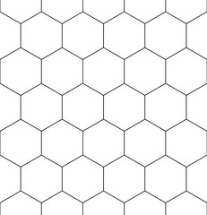 Vector seamless cubic hexagon pattern. Abstract geometric low poly background. Stylish grid texture.