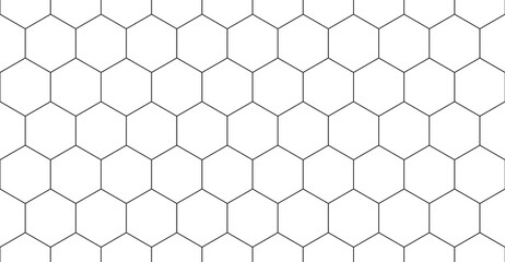 Vector seamless cubic hexagon pattern. Abstract geometric low poly background. Stylish grid texture.